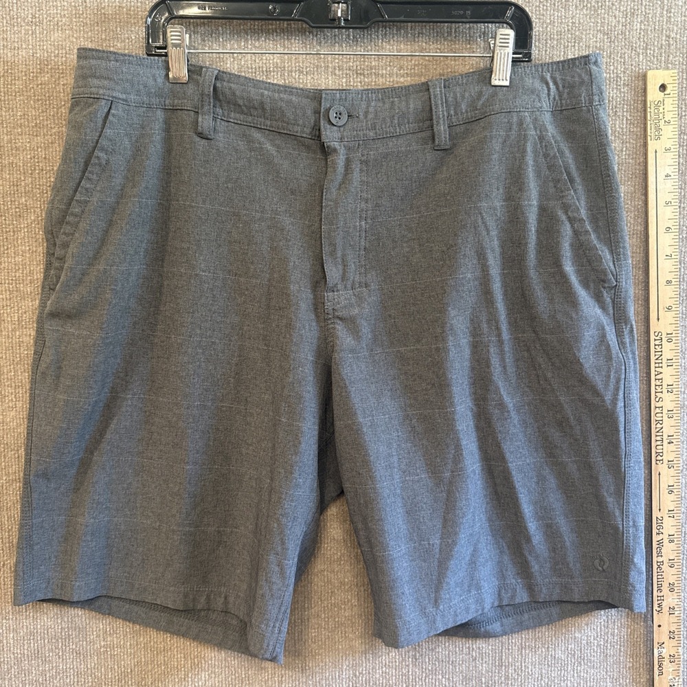 Hang Ten Board Shorts Size 38 Surfer Skater Style Pockets Drawstring Excellent